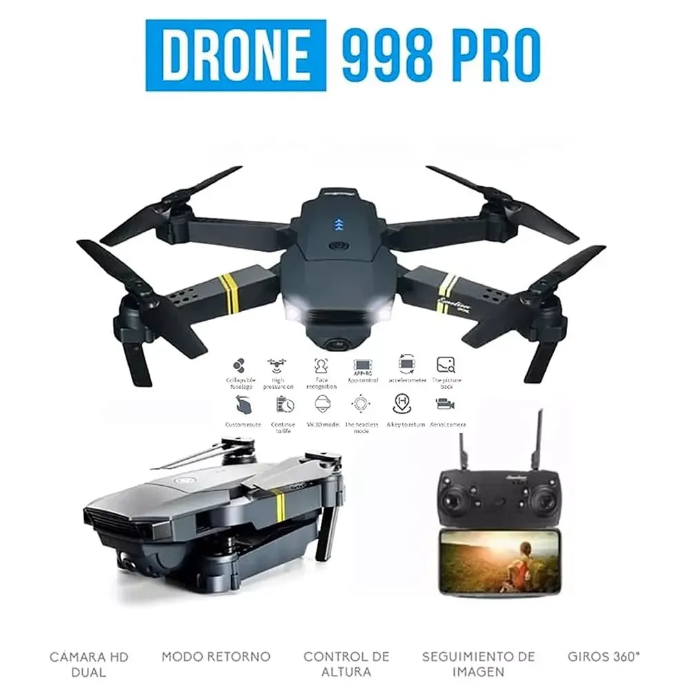 Pack 2un DRONE Dual Camera 4K 998 PRO